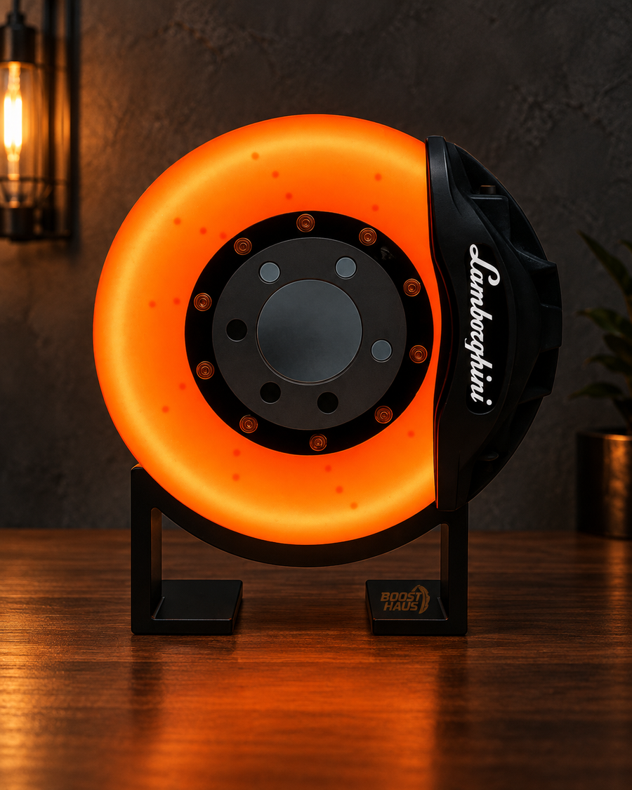Lambo-Inspired Brake Disc Lamp