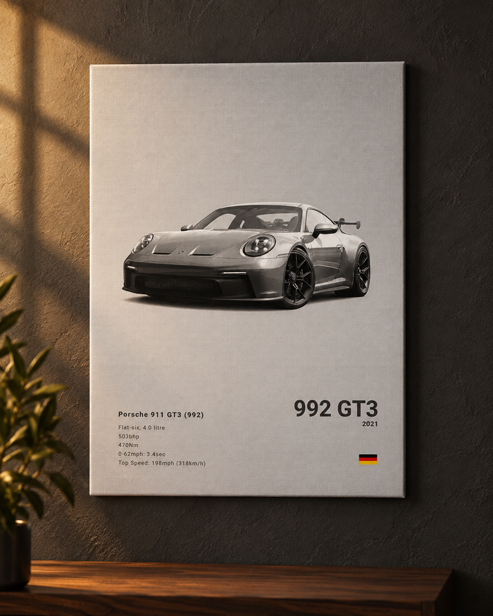 992 GT3 Canvas Print