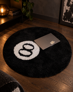 8-Ball Statement Rug — styled product view 3