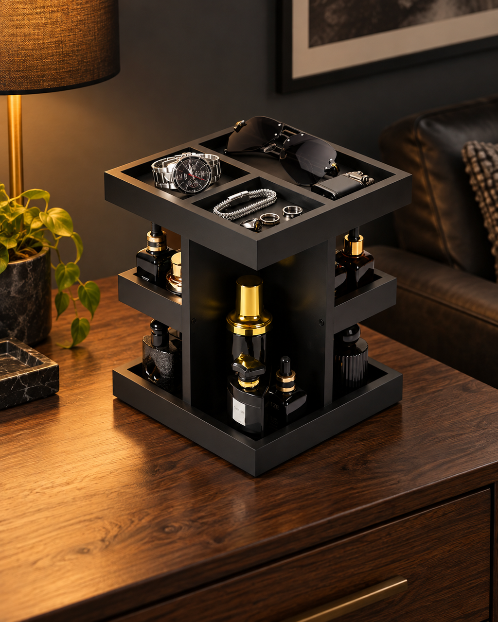 Rotating Fragrance Organiser — styled product view 2
