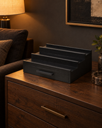 Fragrance Display Stand with Drawer — styled product view 2