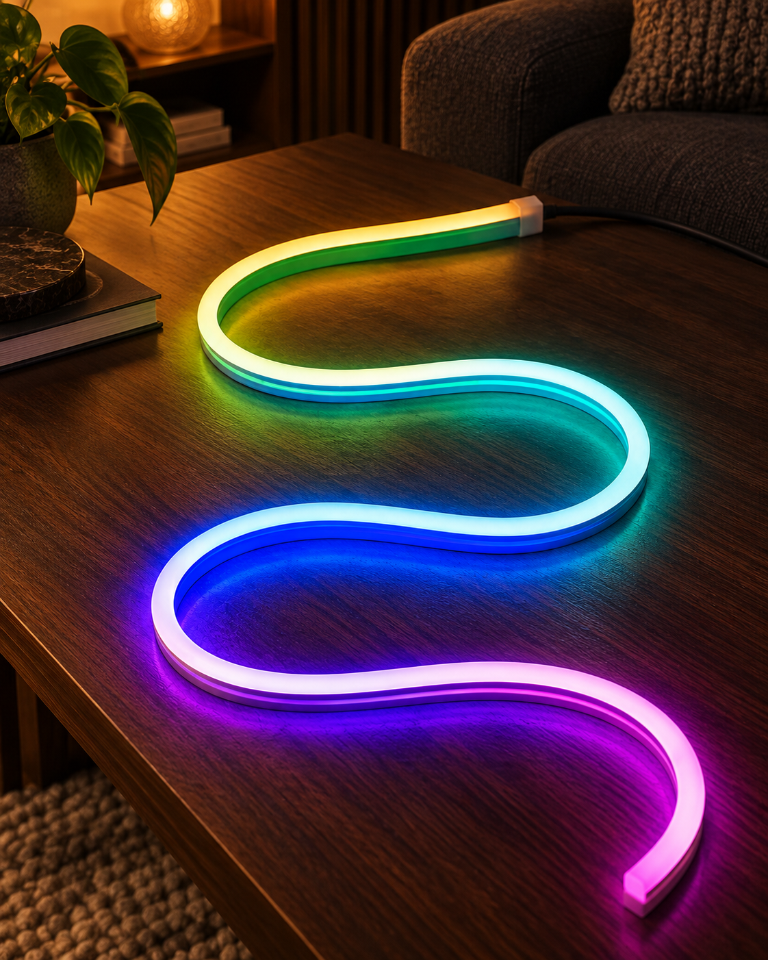 Neon RGB Rope Lights — styled product view 2