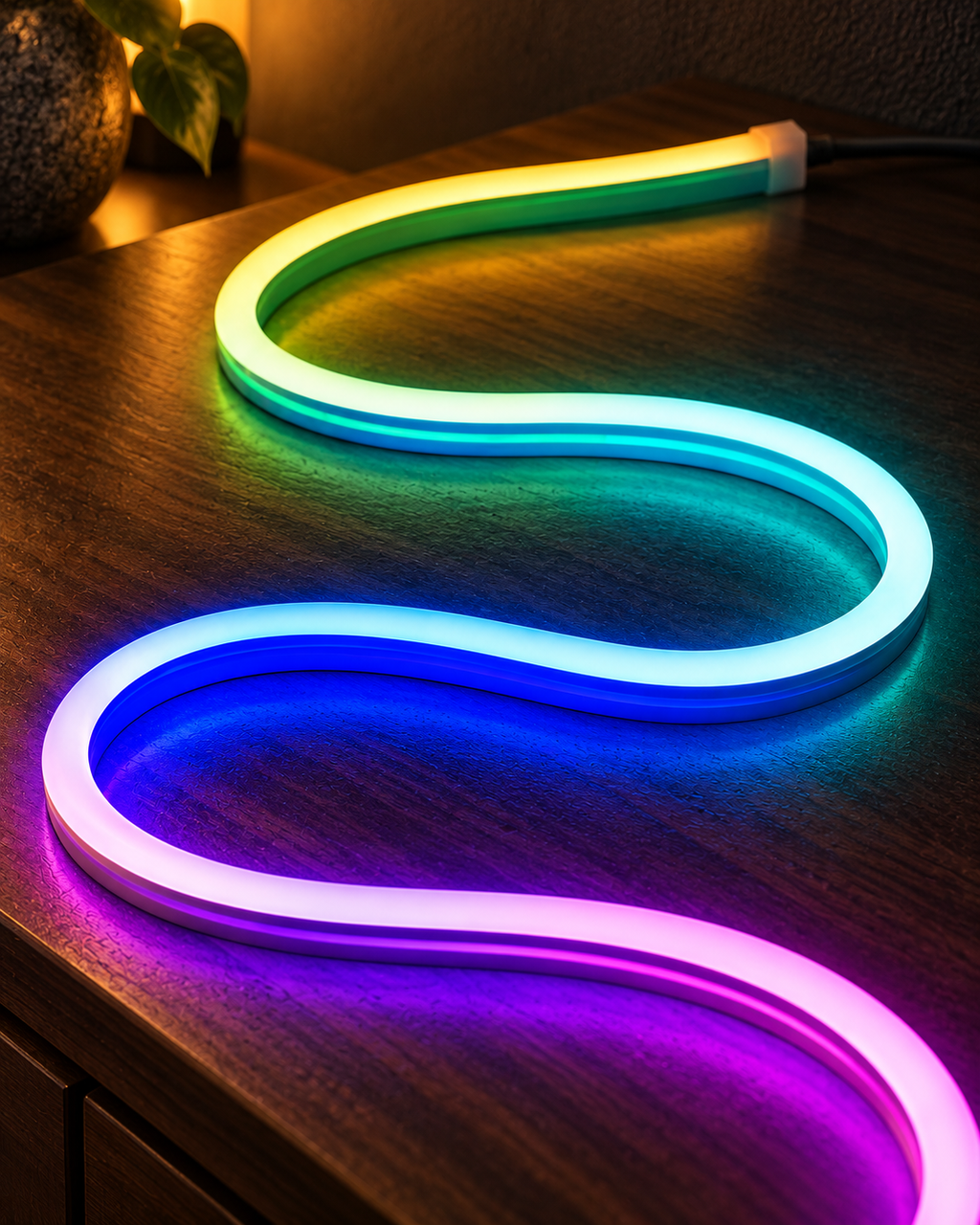 Neon RGB Rope Lights — styled product view 3