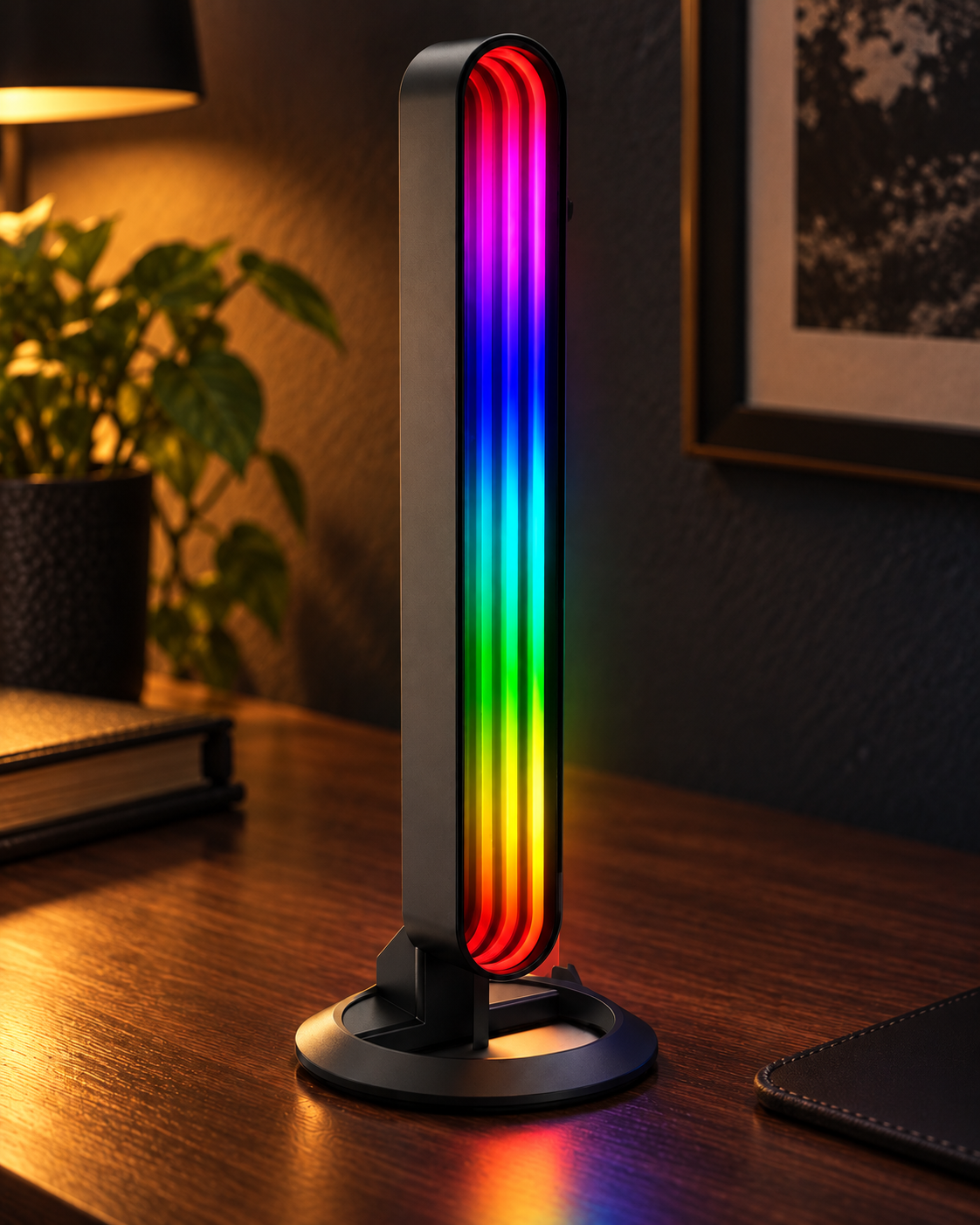 RGB Desktop Light Bar — styled product view 3