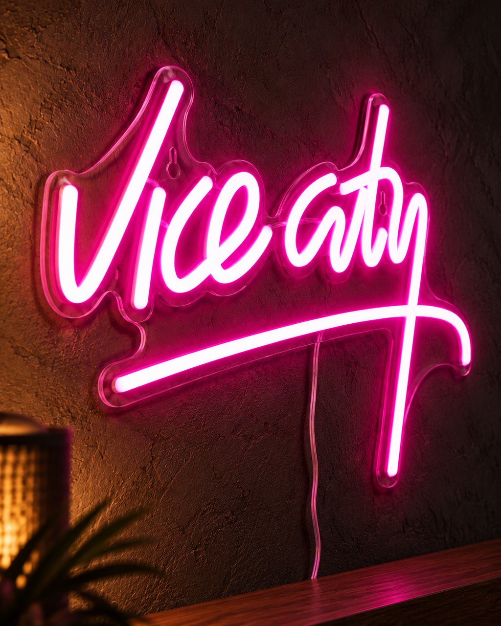 Vice City Neon Sign — styled product view 3