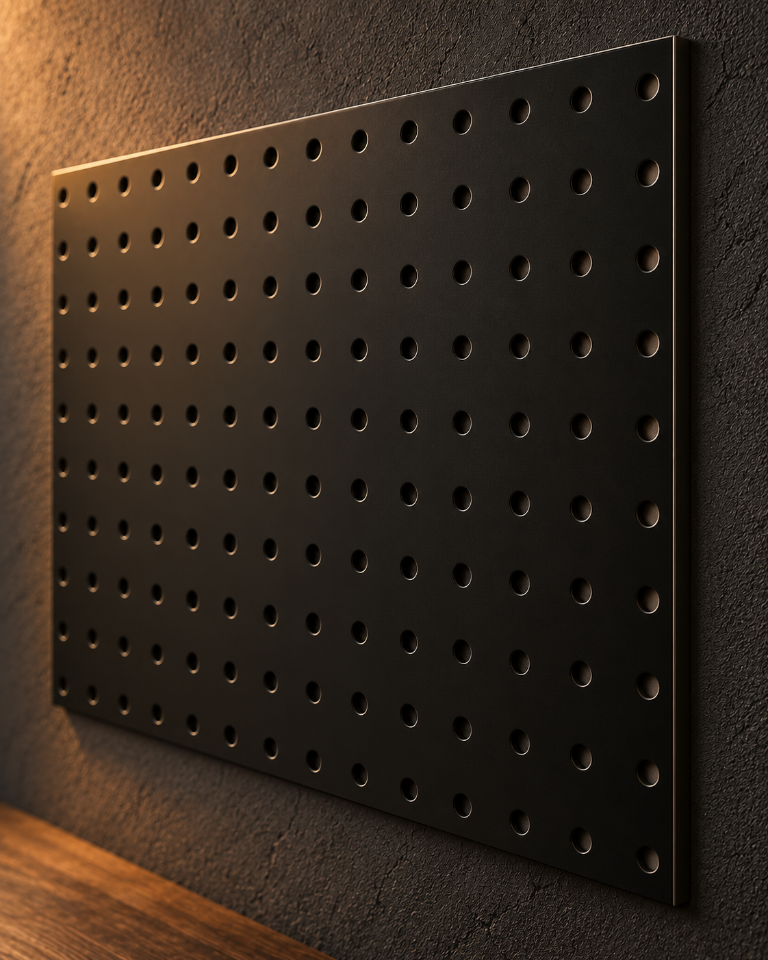 Black Metal Pegboard — styled product view 3