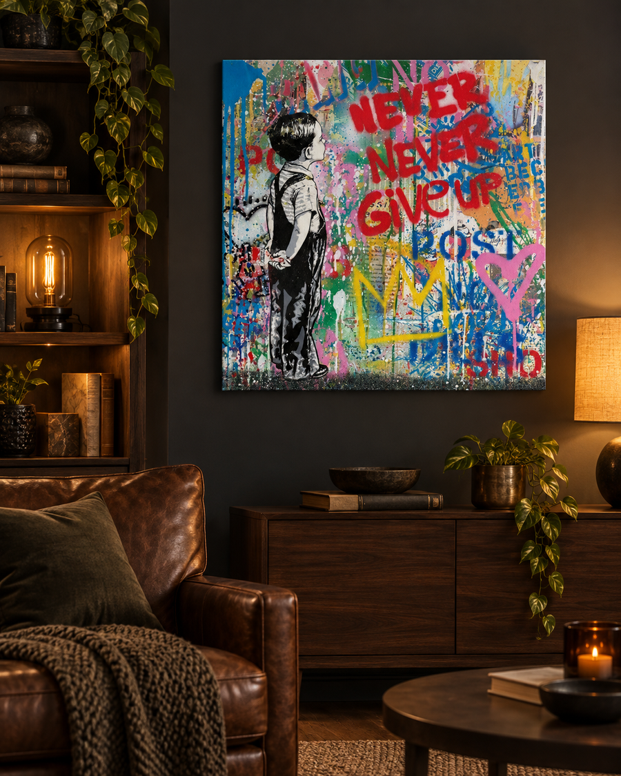 Square Canvas Print — styled product view 2