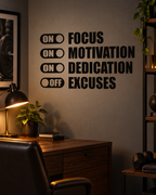 Focus On Wall Decal — styled product view 1