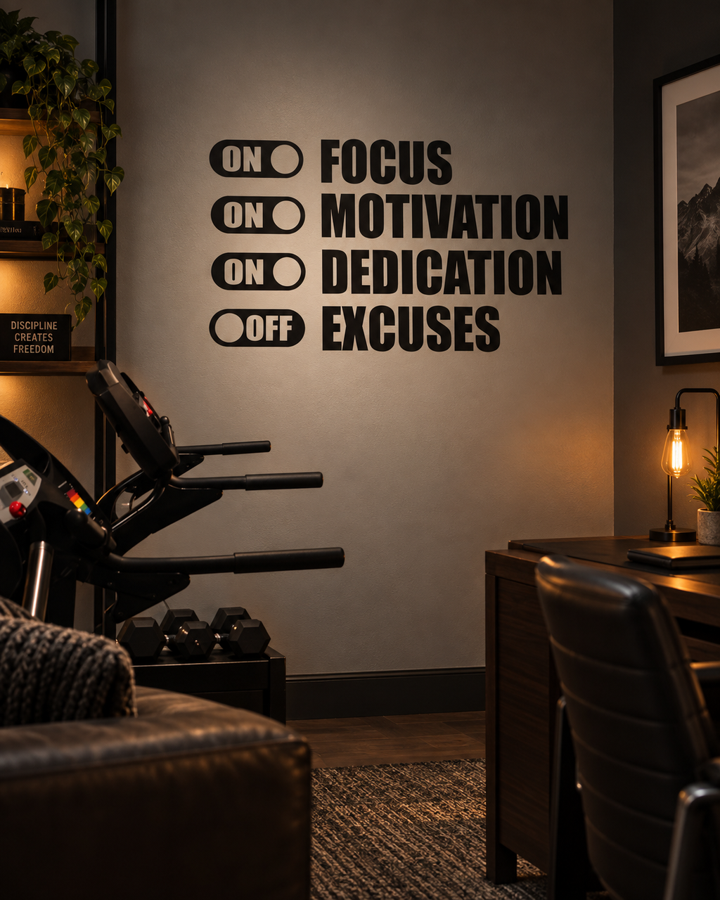 Focus On Wall Decal — styled product view 2