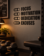 Focus On Wall Decal — styled product view 3