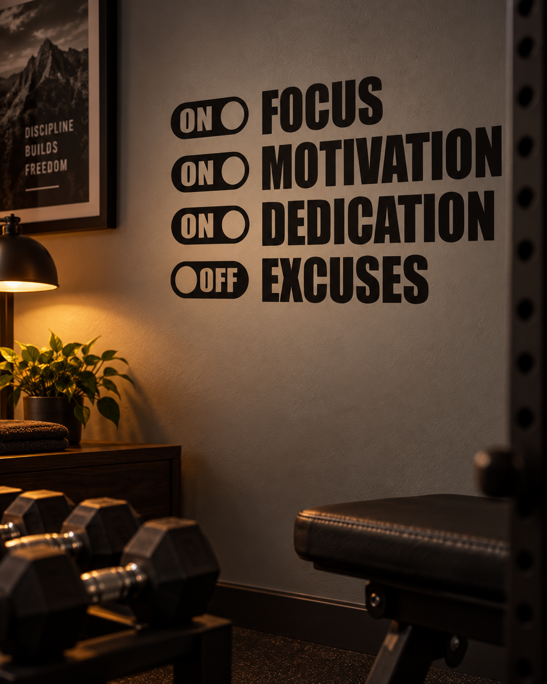Focus On Wall Decal — styled product view 3