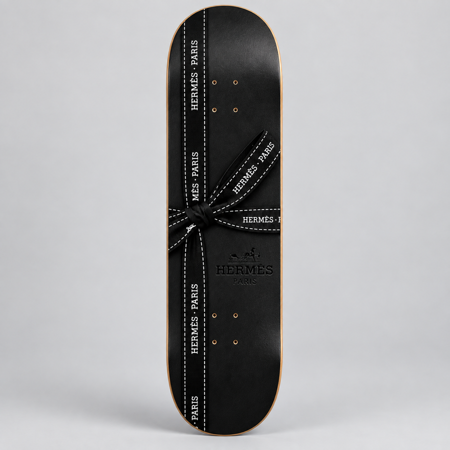 Black Ribbon 01 deck — digital design concept; supplier proof pending