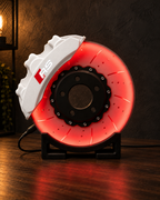 RS6-Inspired Brake Disc LED Lamp — White caliper colour preview